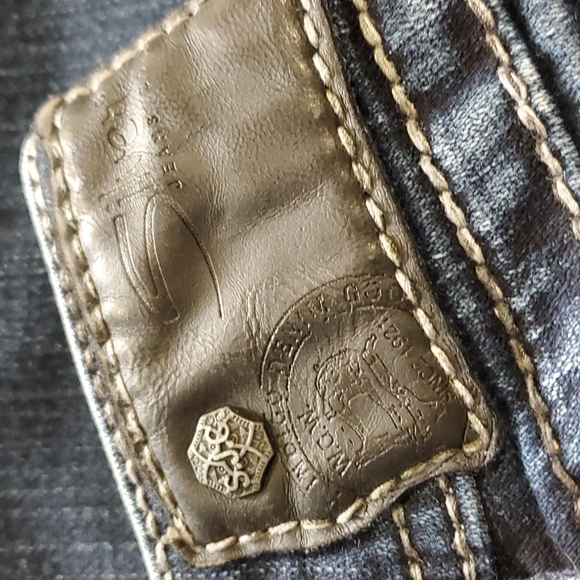 Silver Boot Cut Jeans - Picture 7 of 9